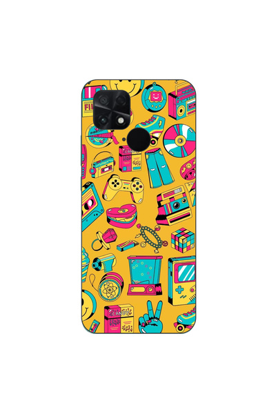 OEM Case compatible with Xiaomi Poco C40 Silicone Gel Tpu Pattern Pop Art Vin...