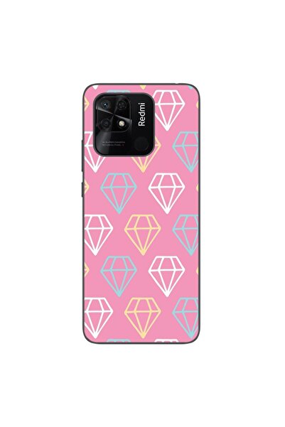 OEM Case compatible with Xiaomi Redmi 10C Silicon Gel Tpu Model Diamond Patte...