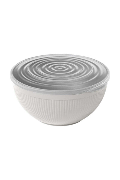 OEMN Bol rotund cu capac, din plastic, 4,2 litri