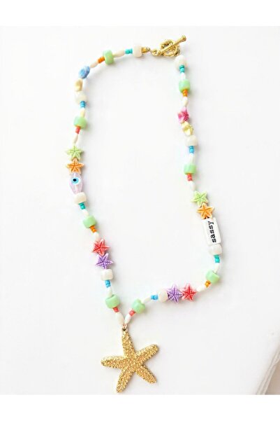 Karya Jewelry El Yapımı Deniz Temalı Yazlık Kolye