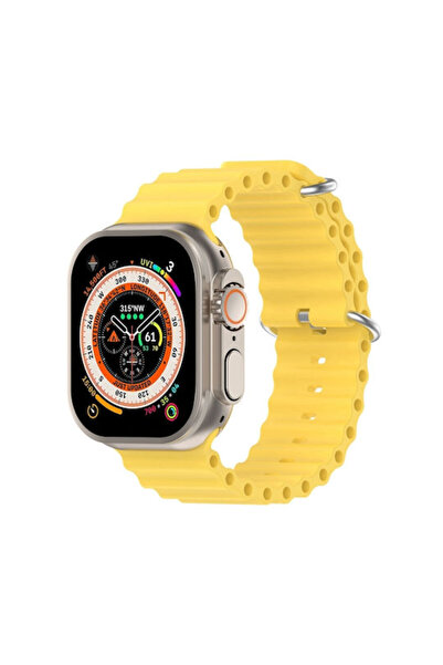 OEM Λουράκι Ocean Σιλικόνης Κίτρινο (Apple Watch Ultra 49mm / 45mm / 44mm / 4...