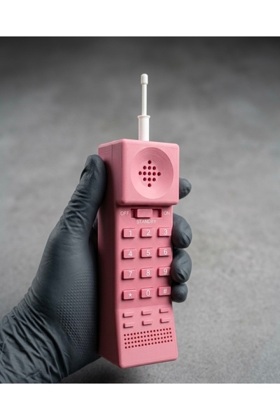 GRAUHAUS Nostaljik Retro Pop-Art Telefon Dekoru