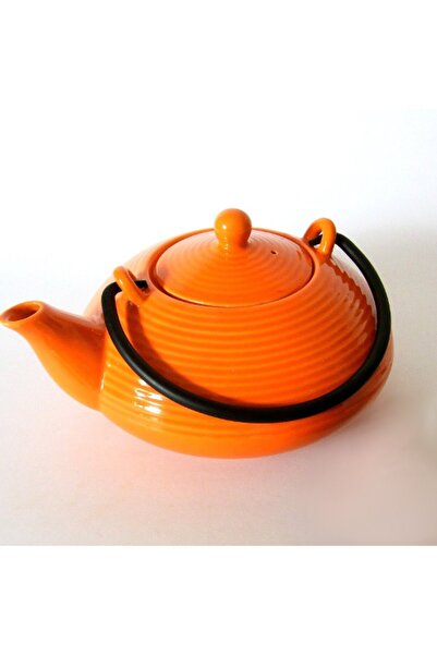 Livada cu Ceai Japanese Porcelain Teapot KYUSHU Orange 1L