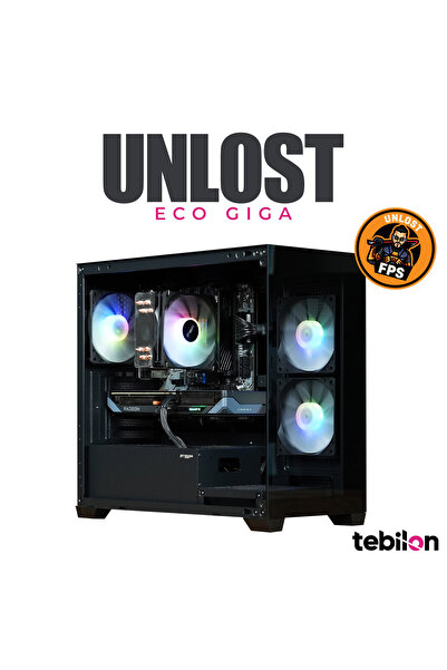 TEBİLON UNLOST ECO AMD RYZEN 7500F-GIGABYTE Radeon RX 9060 XT GAMING 16GB-GIG...