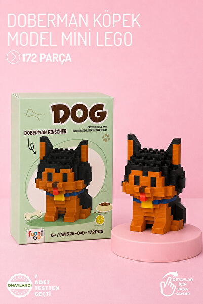 Nandy Home Doberman Köpek Model Karakter Figürü 3D Yapı Oyuncakları - 172 Parça