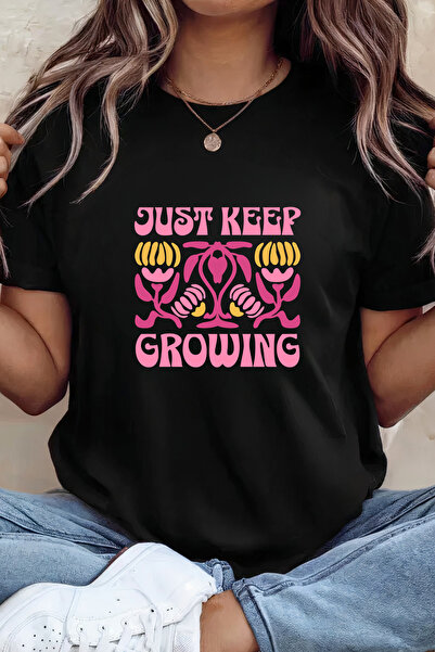 Sarah's Boutique Women's T-shirt – 100% cotton – Just Growing