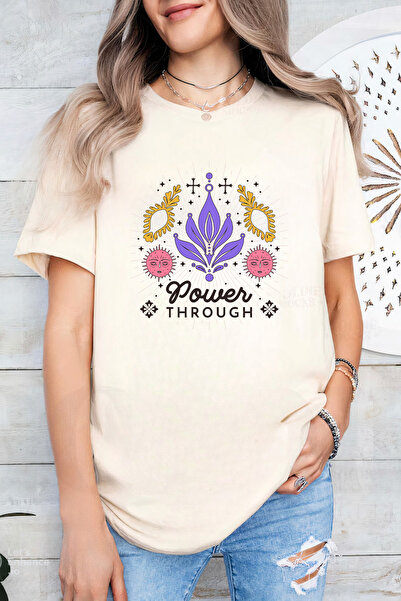 Sarah's Boutique Women's T-shirt – 100% cotton – Power Through