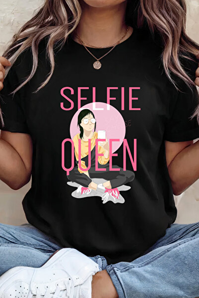 Sarah's Boutique Women's T-shirt – 100% cotton – Selfie Queen