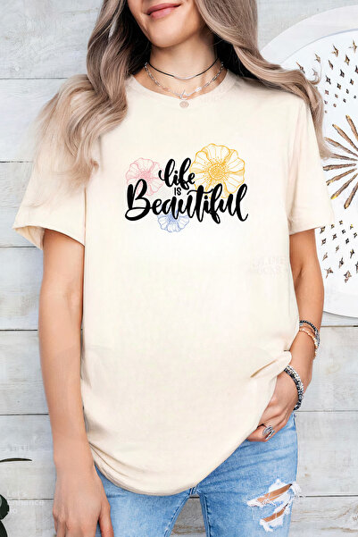 Sarah's Boutique Women's T-shirt – 100% cotton – Life Beautiful