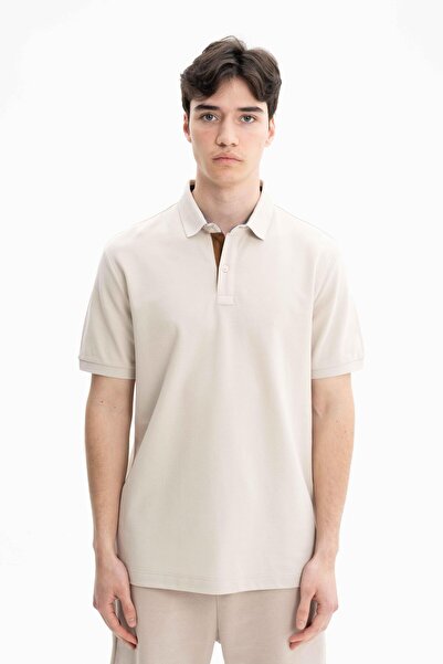 Arma Ar-Ma Men's Polo Collar T-Shirt Unprinted Basic Knitted Fabric Regular F...