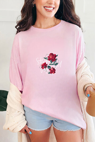 Sarah's Boutique Women's T-shirt – 100% cotton – Stay Roses