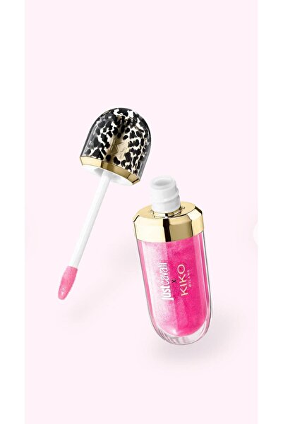 Kiko Just Cavalli X Milano 3D Hydra Lip Gloss Rebel Edition 03 Flamingo Pop