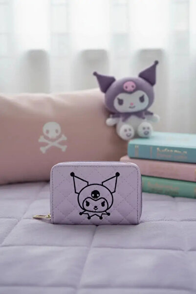Miniso Sanrio Licensed Kuromi Cute Zippered Card Holder Wallet 11 cm