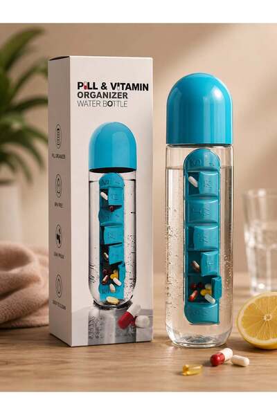 OEM Sticlă cu Organizator pentru Pastile și Vitamine