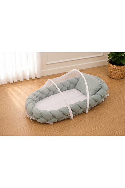 Gemnest Accessories Portable Baby Crib with Mosquito Net and Padded Edges for...