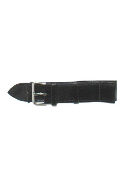 ALLURE Curea de ceas Jastrap din piele neagră (15339-JA-BLACK) 24mm
