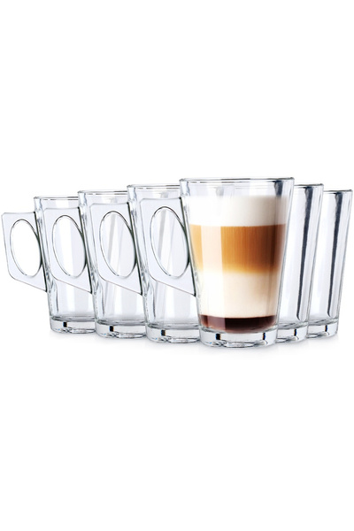 Orion Set de 6 pahare de latte 255 ml