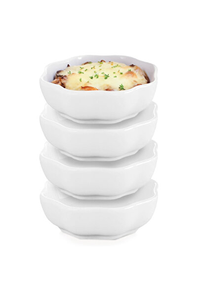 Orion Boluri de gustări din porțelan 50 ml, Set de 4