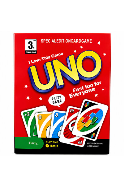 Generic Uno Plastic Game - Plastic Playing Cards Water Proof Family Game Fami...