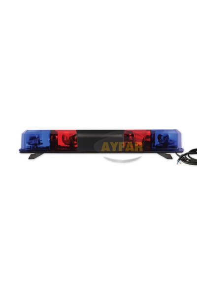 AYFAR 24 VOLT TEPE İKAZ LAMBASI KIRMIZI MAVİ 113 CM UZUNLUK