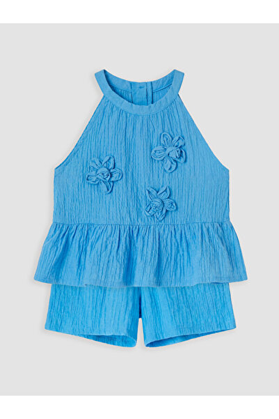 LC Waikiki Quality Pieces from Çelebi Store Halter Roba Collar Girl's Set wit...