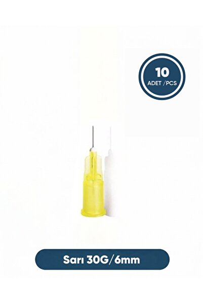 Genject 30G (0.82mm) 6mm, Sarı Enjektör Ucu 10 Ad./Pkt.