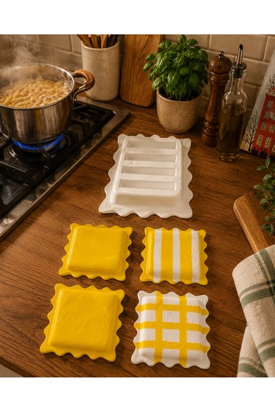 By Selen Suyolcu Ravioli Design Spoon Holder Kitchen Countertop Spoon Holder