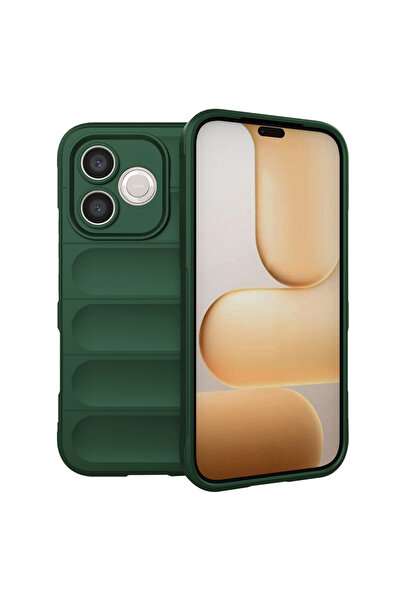 Techsuit Калъф за Honor 600 Lite, Магически щит, удароустойчив, зелен