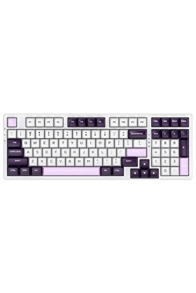 VGN Tastatură Gaming V98 Pro Switches Blueberry Ice Cream, Cu fir, Fără fir (...