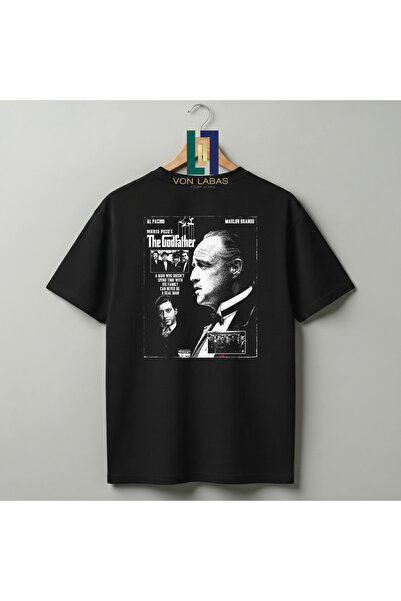 Grafftee Clothing Tricou unisex premium din bumbac 100% cu imprimeu The Godfa...