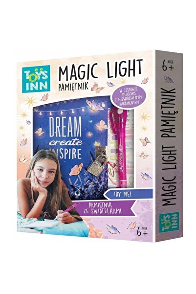 toys inn MAGIC LIGHT Journal, Toys Inn, with Light, 6 Years+, Multicolor