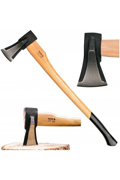yato YT-8012 Splitting Axe, 2 kg, 820 mm, Hickory Wood Handle
