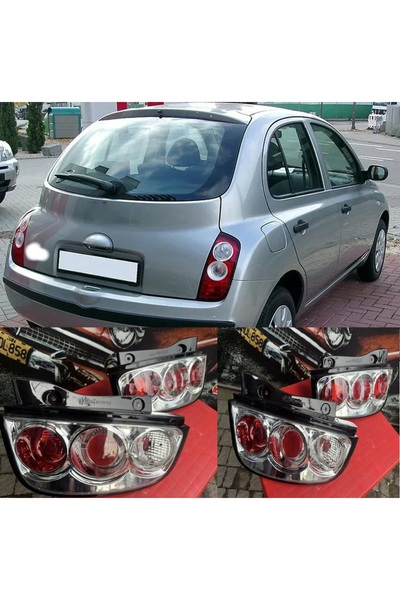 X POWER TUNİNG NİSSAN MİCRA 2002-2010 KROM ARKA STOP LAMBASI