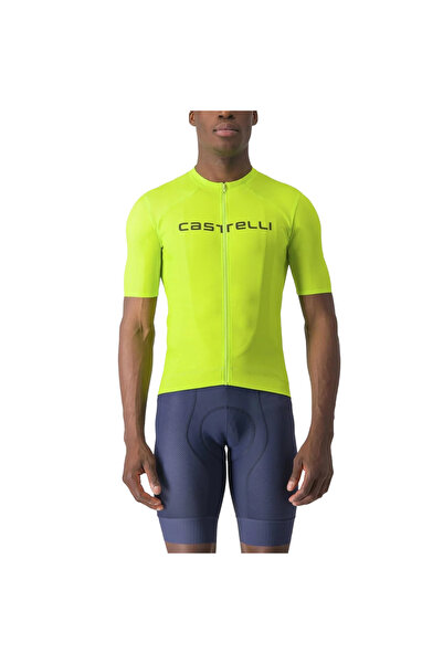 Castelli Tricou de ciclism pentru bărbați Prologo Lite SS 2025-Galben-L