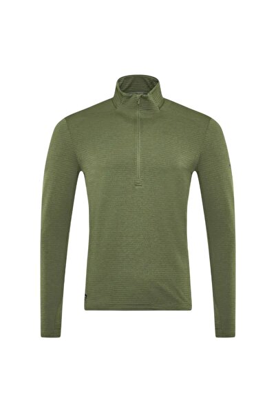 SAUCONY Tricou de alergare bărbați Triumph 3D 1/2 Zip - Verde - M