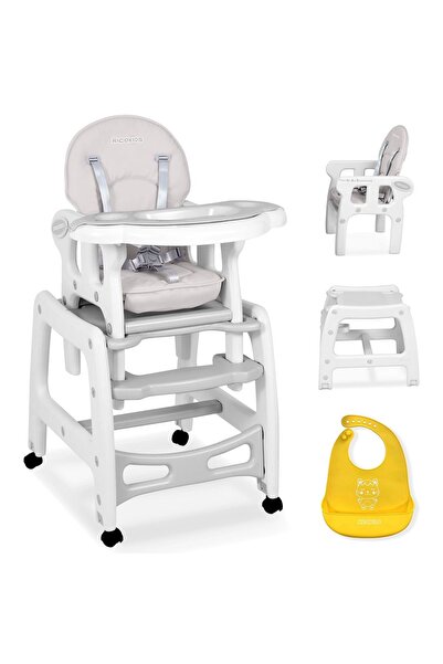 Ricokids Scaun de masă Sinco 5-în-1, gri