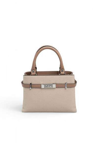 Silver Polo Beige - Latte Fashion Women's Handbag Sp1149