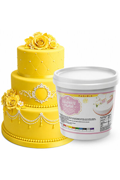 Creative Delice Pasta de zahăr Delipaste – Galbenă 1kg