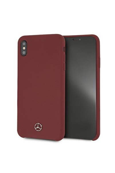 MERCEDES Husă MEHCI65SILRE din silicon, pentru iPhone Xs Max, roșie