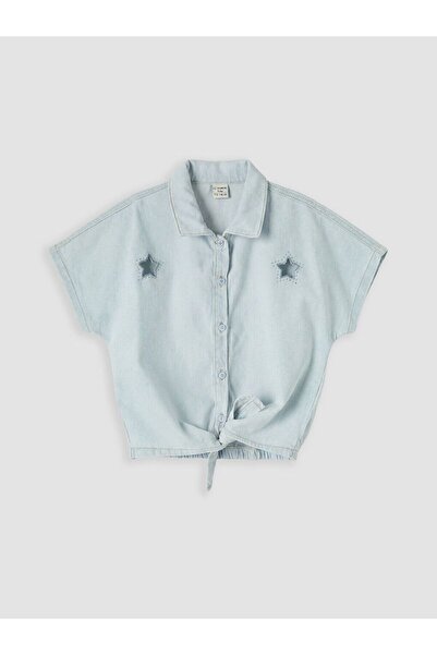 LC Waikiki Lcw Kids Stoned Girls' Jean Shirt