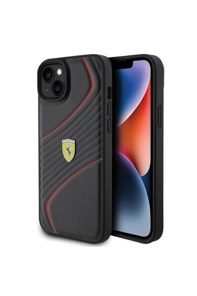 Ferrari FEHCP15MPTWK IPHONE 15 PLUS / 14 PLUS 6.7 " NEGRU/NEGRU CARCASA RIGID...