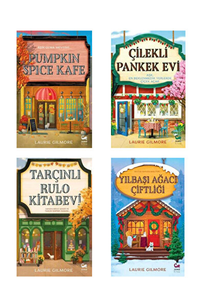 JUNO KİTAP Çilekli Pankek Evi - Pumpkin Space Kafe - Tarçınlı Rulo Kitabevi -...