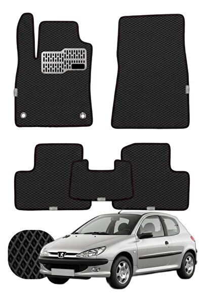 UNAL MAT Peugeot 206 HB 1998-2012 Özelleştirilebilir Tam Set Premium EVA Pasp...
