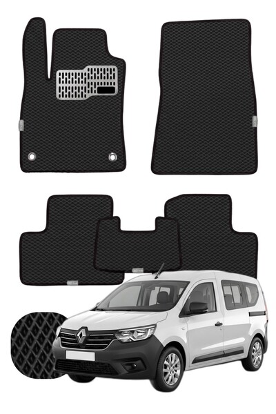 UNAL MAT Renault Express 2021 ve sonrası Özelleştirilebilir Tam Set Premium E...
