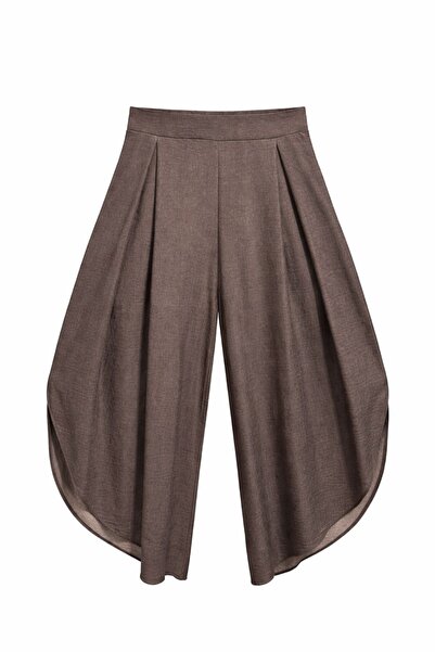 Hiccup Pantaloni largi cu pliseuri și talie înaltă MIXRAY