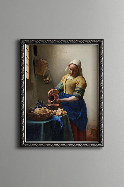 epiqart Sütçü Kız - إطار بتصميم عتيق - موديل نحيف