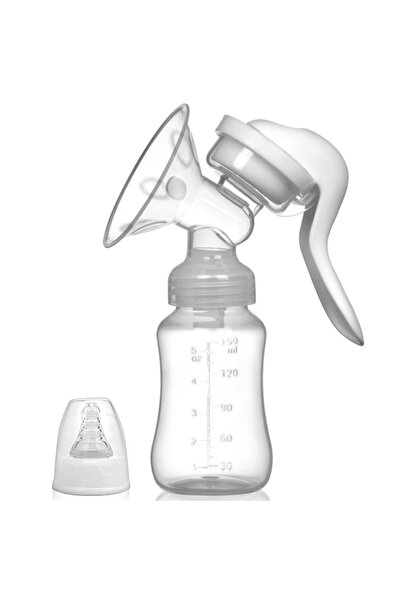 Rao Pompa de san manuala RAO, portabila, 150 ml, silicon, Alb