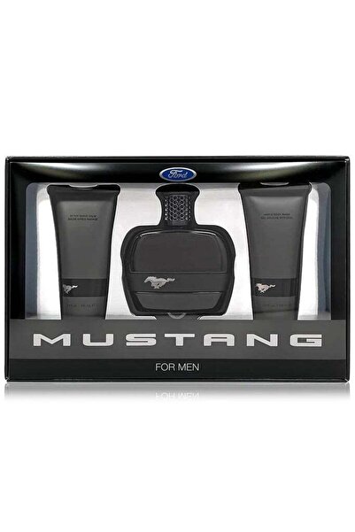 Ford Mustang Black EDT Fragrance Coffret 3pcs Set for Men 100ml