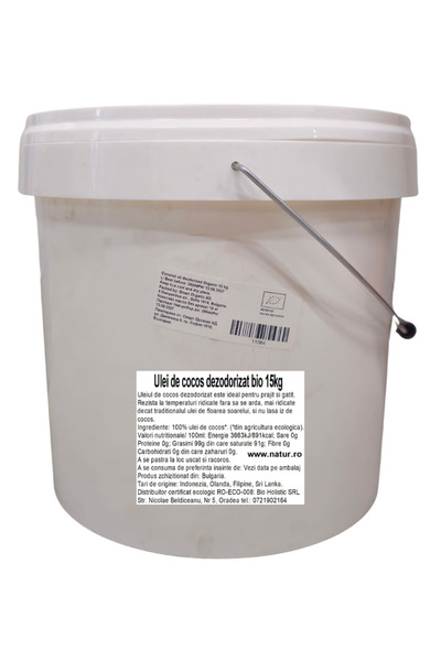 Smart Organic Ulei de cocos dezodorizat bio 15kg