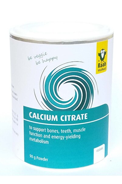 RAAB Citrat de calciu pudra vegana 90g